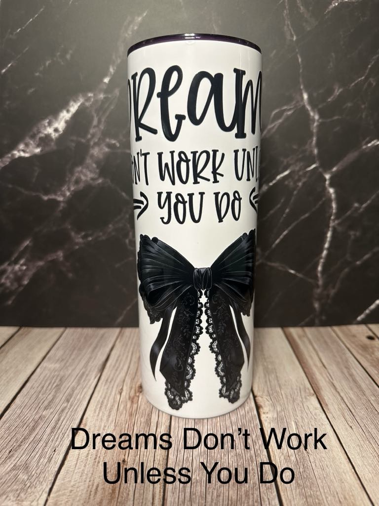 Motivational Shimmery Tumbler
