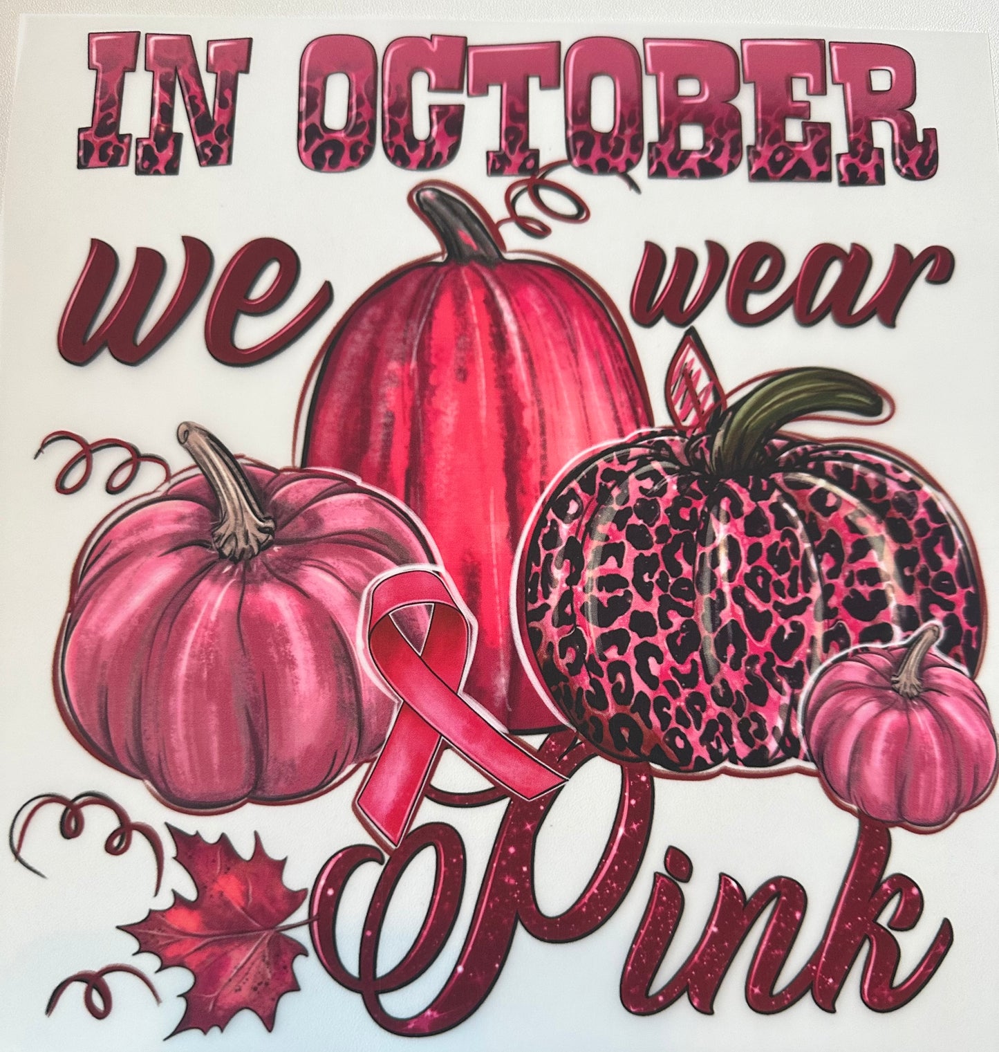 In Ooctober, we wear Pink