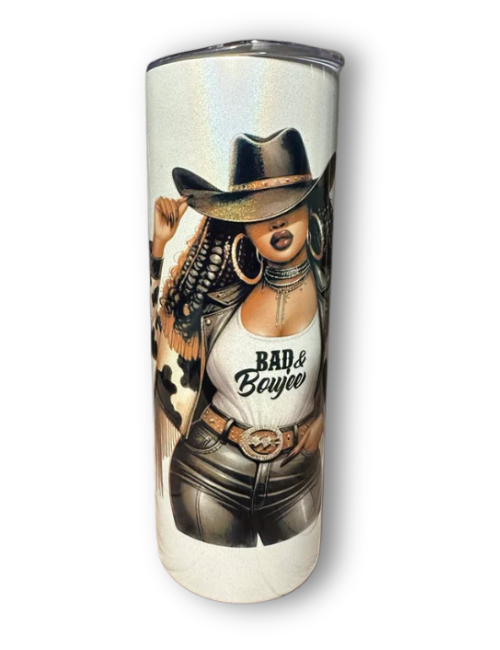 Bad & Boujee Shimmery Tumbler