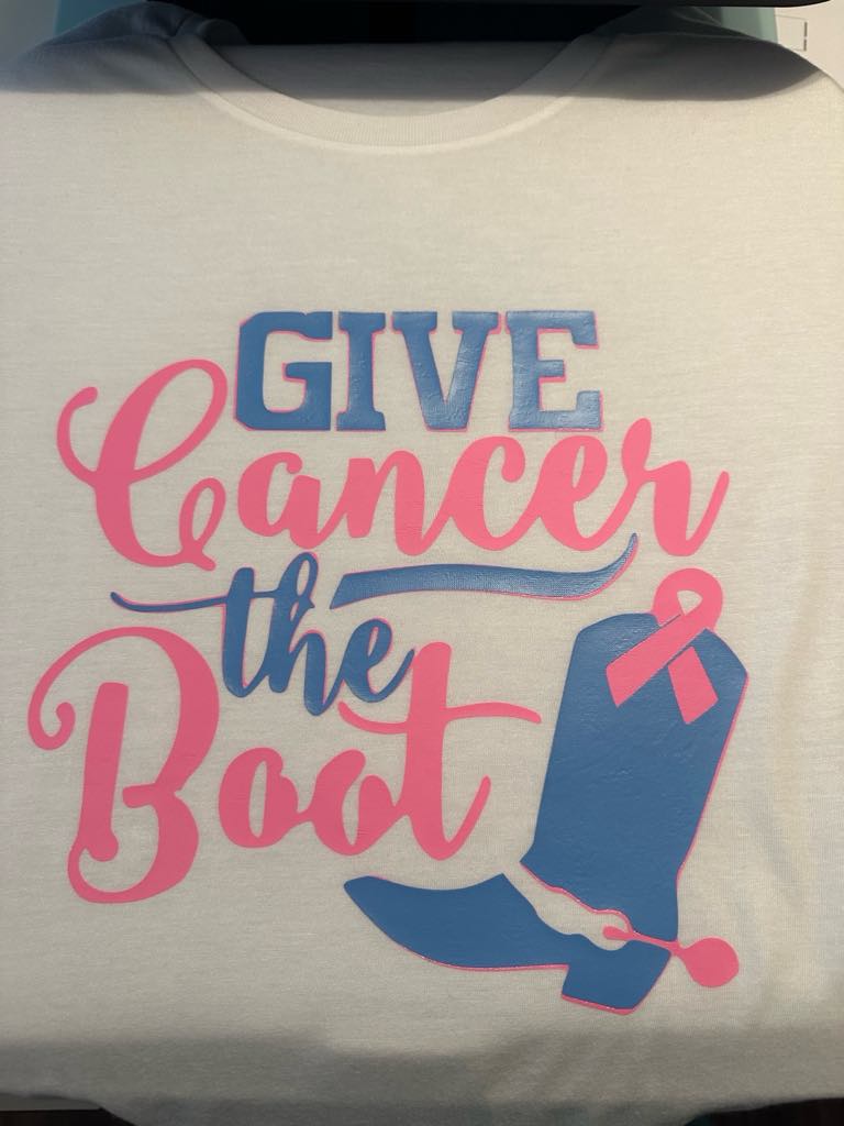 Give Cancer The Boot T-shirt