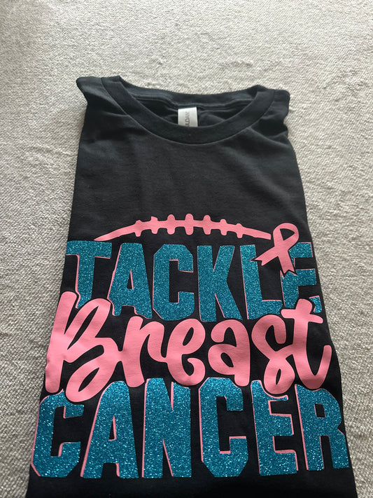 Tackle Breast Cancer T-Shirt -Awareness