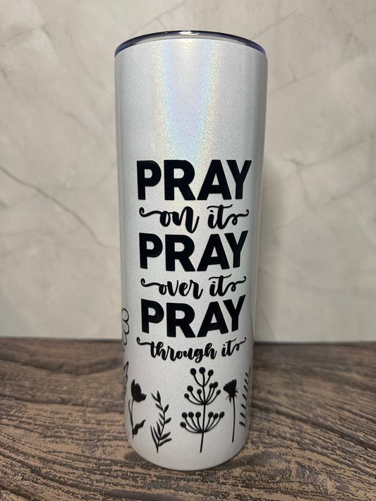 Motivational Shimmery Tumbler