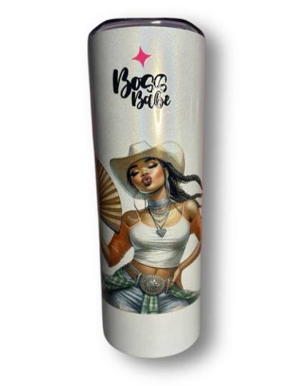 Boss Babe Shimmery Tumbler