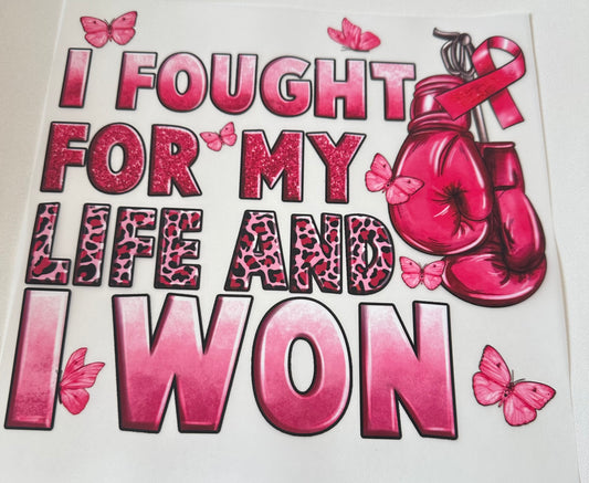 I fought for my life and I won